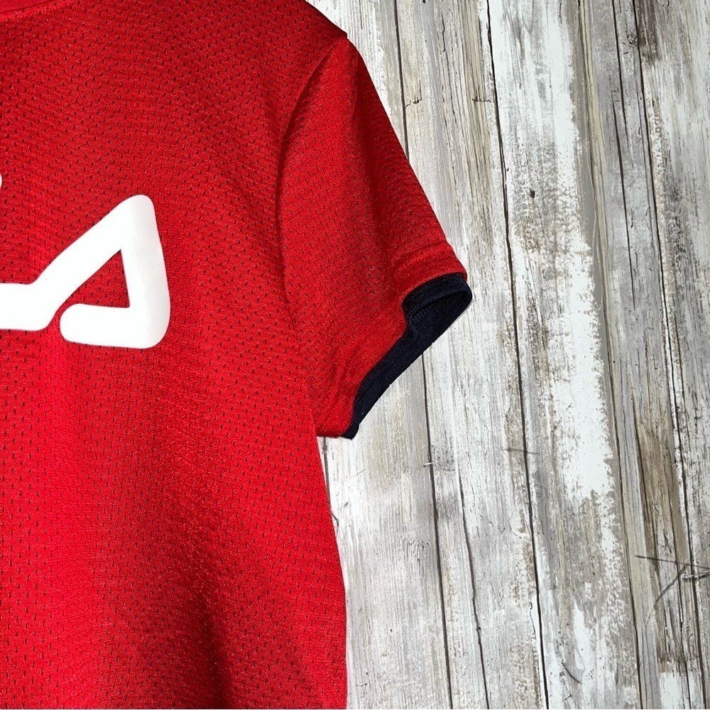 Fila Red Jersey Tee - Picture 3 of 5